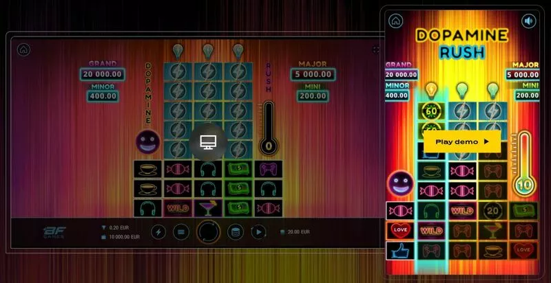 Dopamine Rush  Slot Main Screen Reels