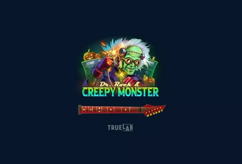 Dr Rock & Creepy Monster TrueLab Games Slot Introduction Screen