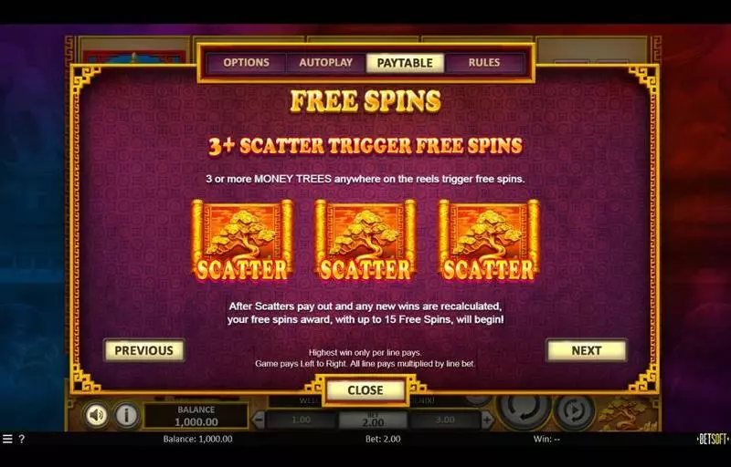 Dragon & Phoenix BetSoft Slot Bonus 2