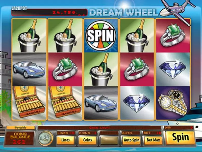 Dream Wheel Video Saucify Slot Main Screen Reels