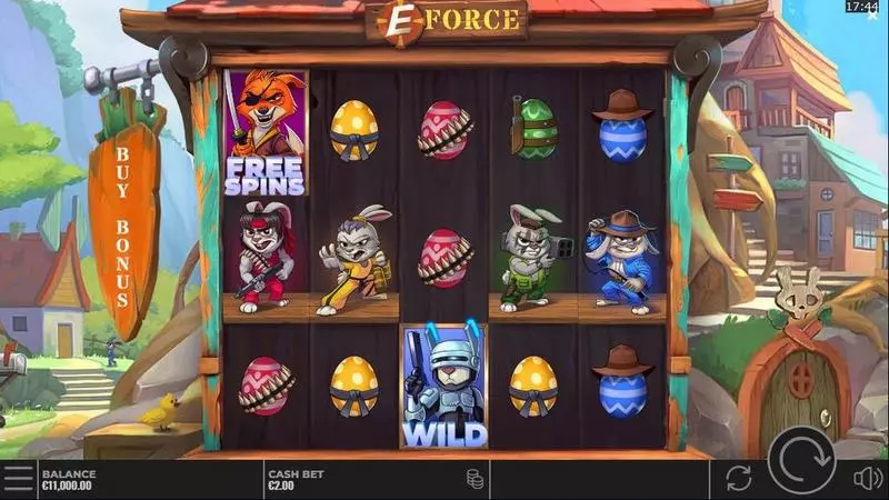 E-Force  Yggdrasil Slot Main Screen Reels