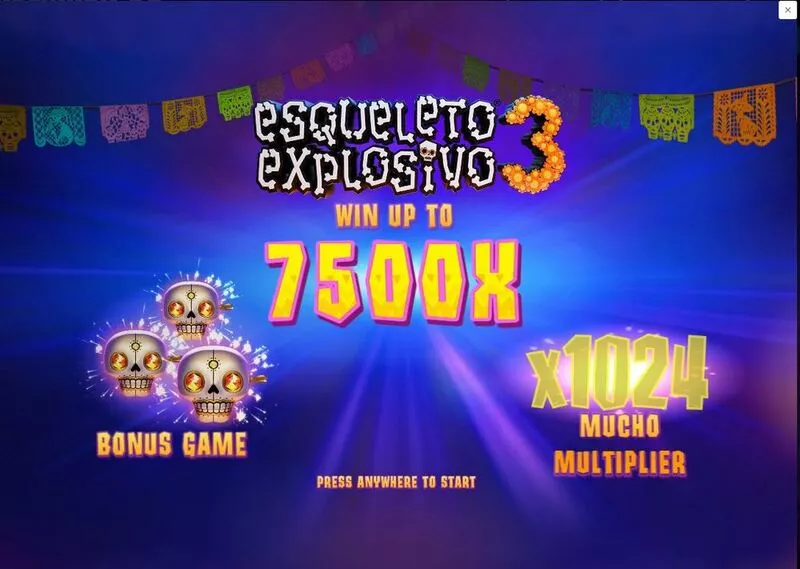 Esqueleto Explosivo 3 Thunderkick Slot Info and Rules