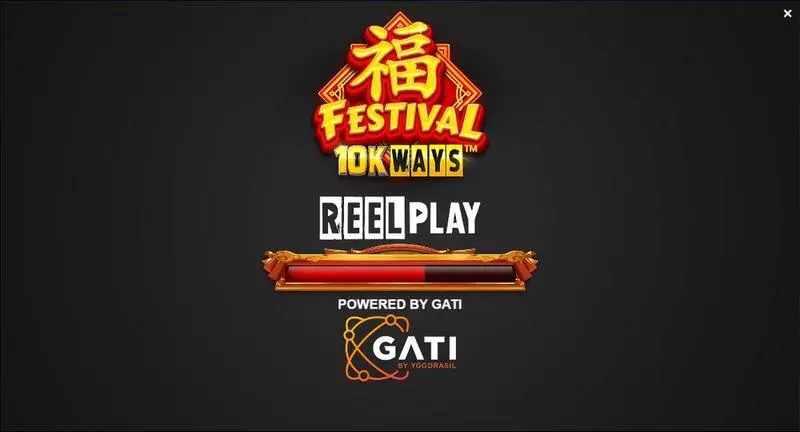 Festival 10K Ways ReelPlay Slot Introduction Screen