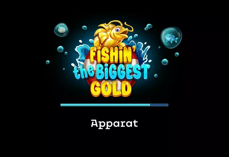 Fishing the Biggest Gold  Slot Introduction Screen
