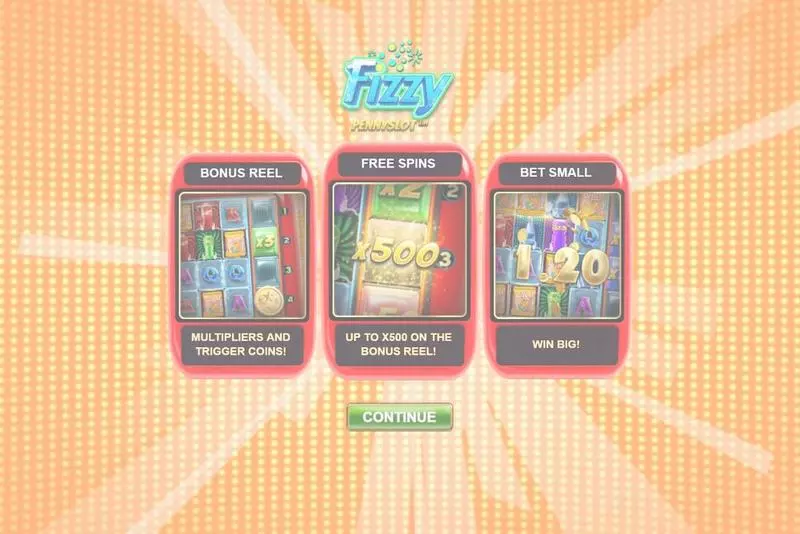 Fizzy Pennyslot Big Time Gaming Slot Info and Rules