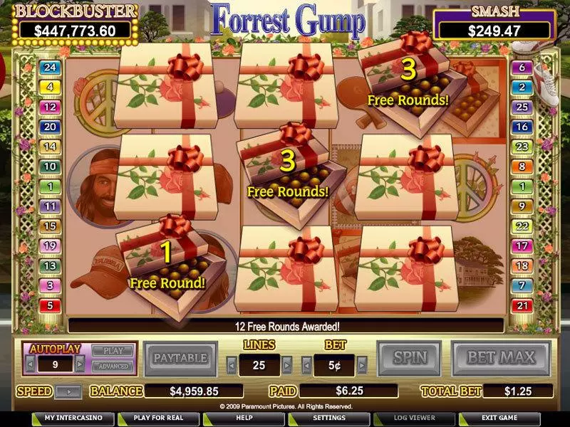 Forrest Gump CryptoLogic Slot Bonus 2
