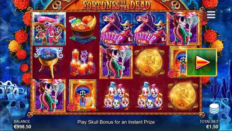 Fortunes of the Dead  Side City Slot Main Screen Reels