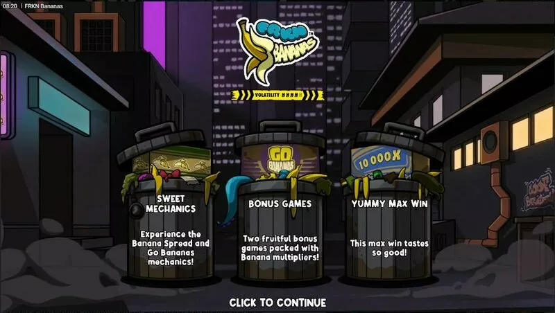 FRKN Bananas Hacksaw Gaming Slot Info and Rules