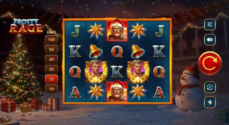 Frosty Rage TrueLab Games Slot Main Screen Reels