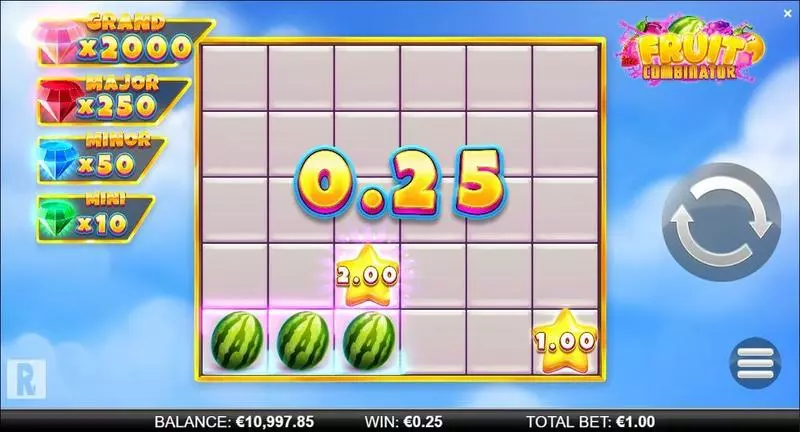 Fruit Combinator ReelPlay Slot Winning Screenshot