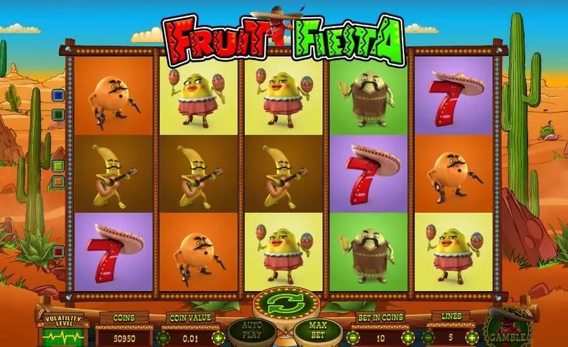 Fruit Fiesta Wazdan Slot Main Screen Reels
