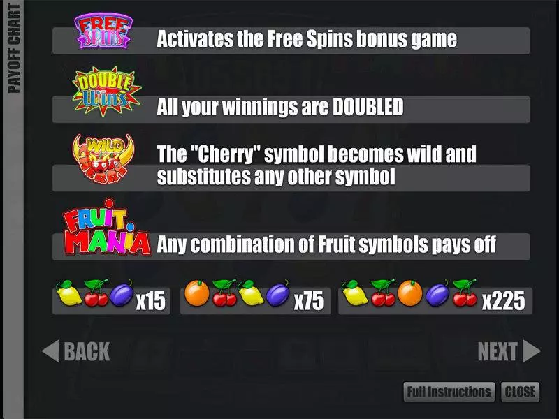 Fruit Mania Slotland Software Slot Bonus 2