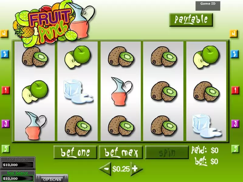 Fruit Punch DGS Slot Main Screen Reels
