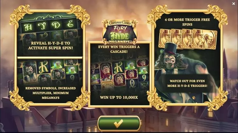 Fury of Hyde Megaways Jelly Entertainment Slot Info and Rules