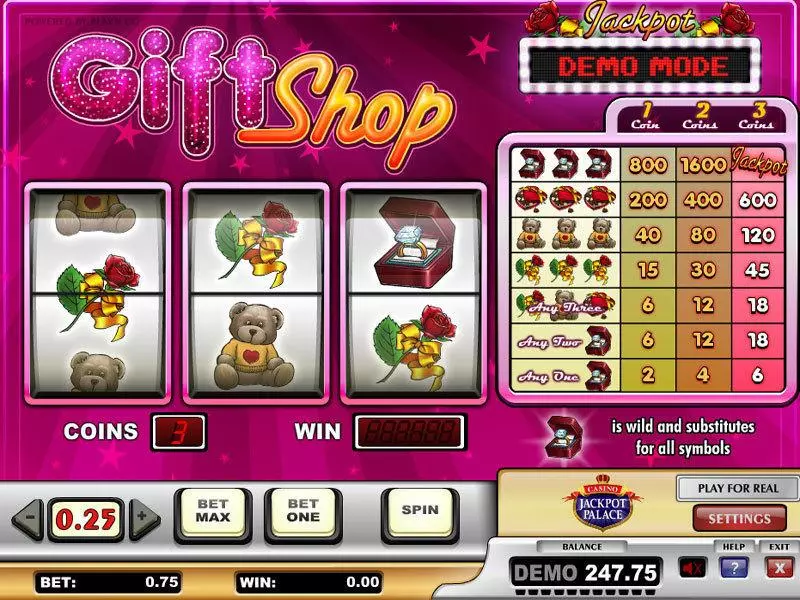 Gift Shop Play'n GO Slot Main Screen Reels