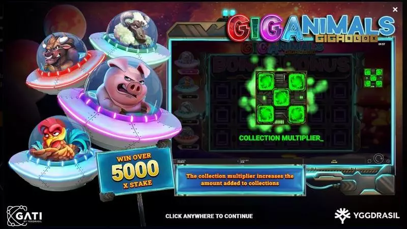 Giganimals GigaBlox Yggdrasil Slot Info and Rules