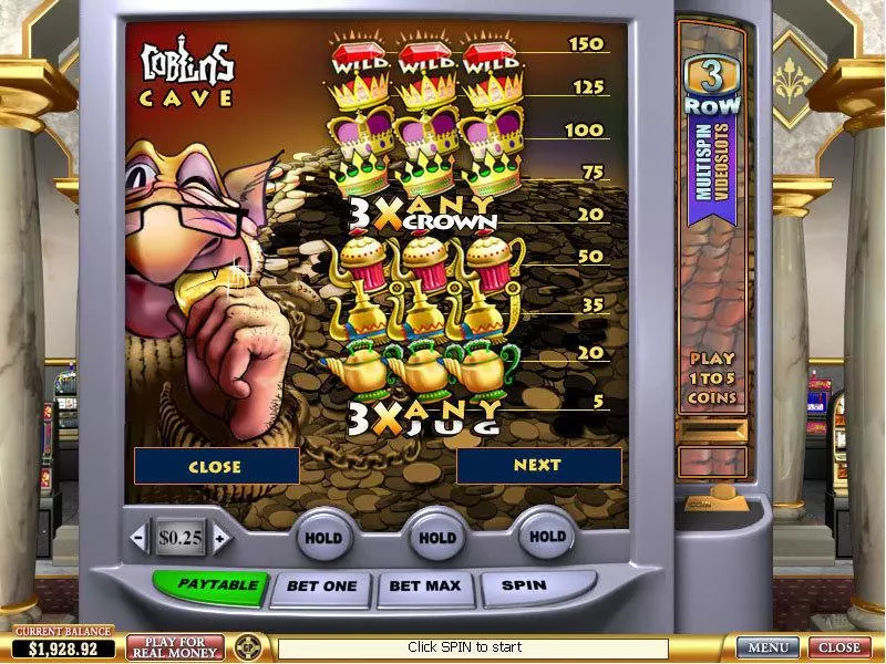 Goblin's Cave PlayTech Slot Info and Rules