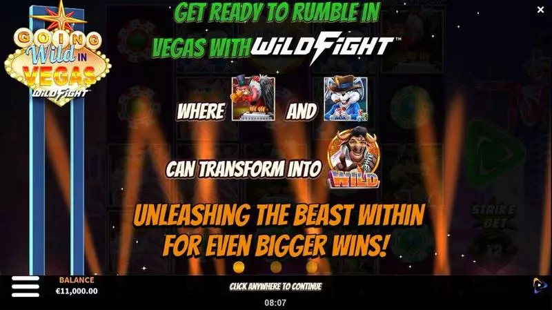 Going Wild in Vegas Wild Fight ReelPlay Slot Info and Rules