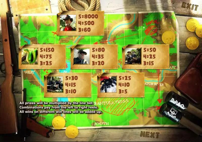 Gold Raider Sheriff Gaming Slot Info and Rules