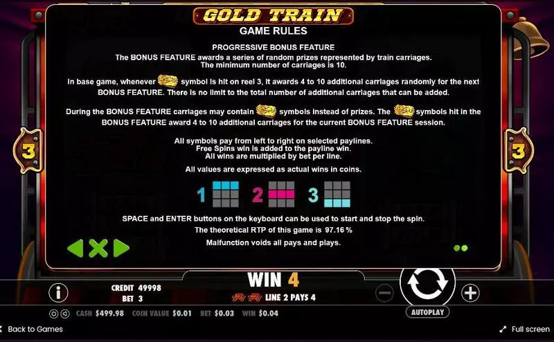 Gold Train Pragmatic Play Slot Info and Rules