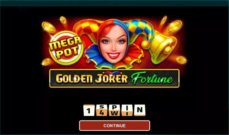 Golden Joker Fortune 1Spin4Win Slot Introduction Screen