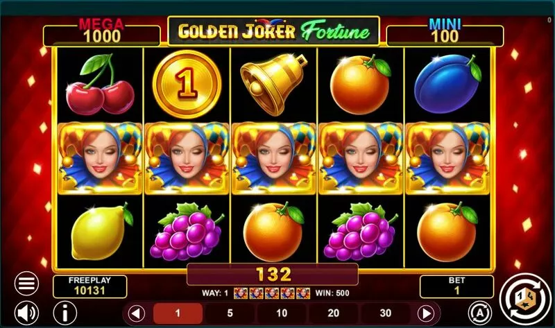 Golden Joker Fortune 1Spin4Win Slot Winning Screenshot