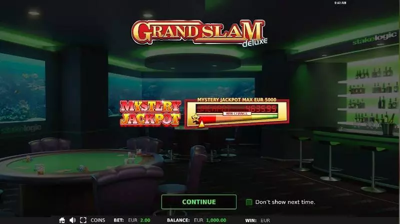 Grand Slam Deluxe StakeLogic Slot Info and Rules