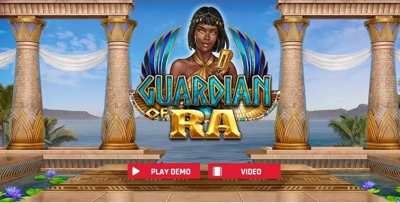 Guardian of Ra Red Rake Gaming Slot Introduction Screen