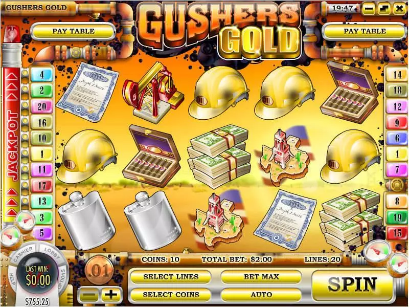 Gushers Gold Rival Slot Main Screen Reels
