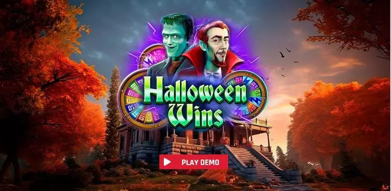 Halloween Wins Red Rake Gaming Slot Introduction Screen