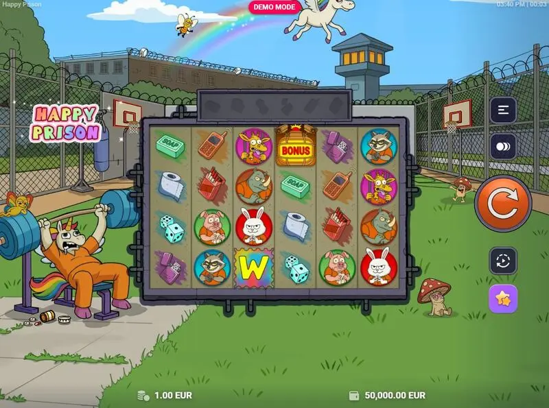 Happy Prison TrueLab Games Slot Main Screen Reels