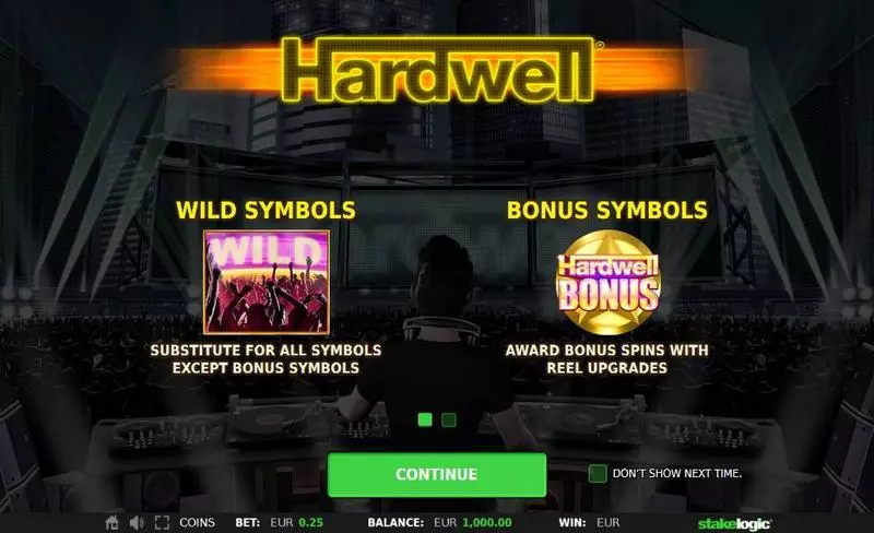 Hardwell StakeLogic Slot Info and Rules