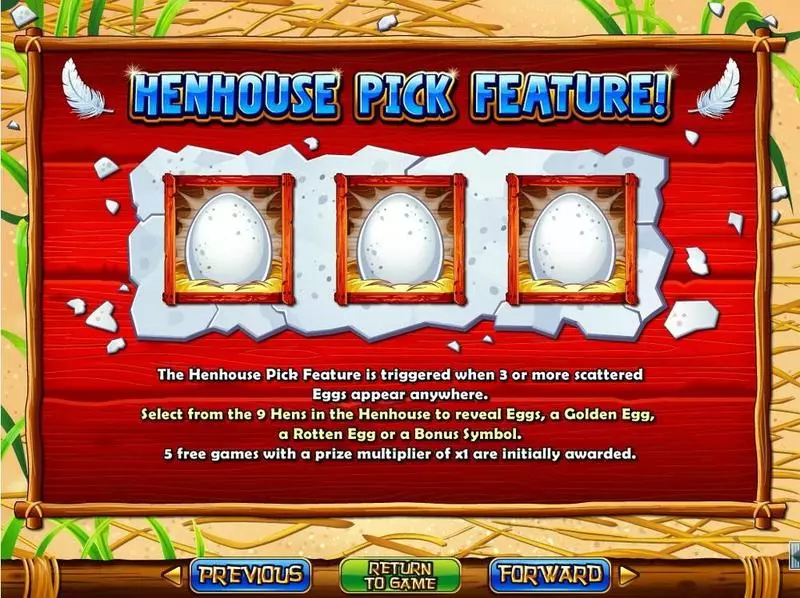 Hen House RTG Slot Info and Rules