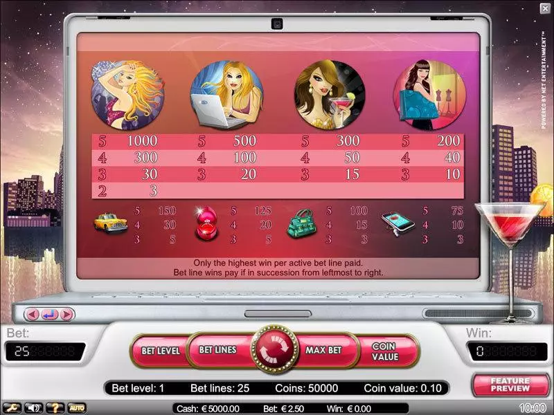 Hot City NetEnt Slot Info and Rules