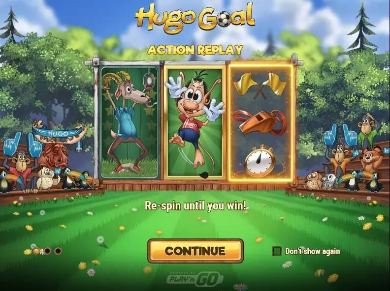 Hugo Goal Play'n GO Slot Bonus 1
