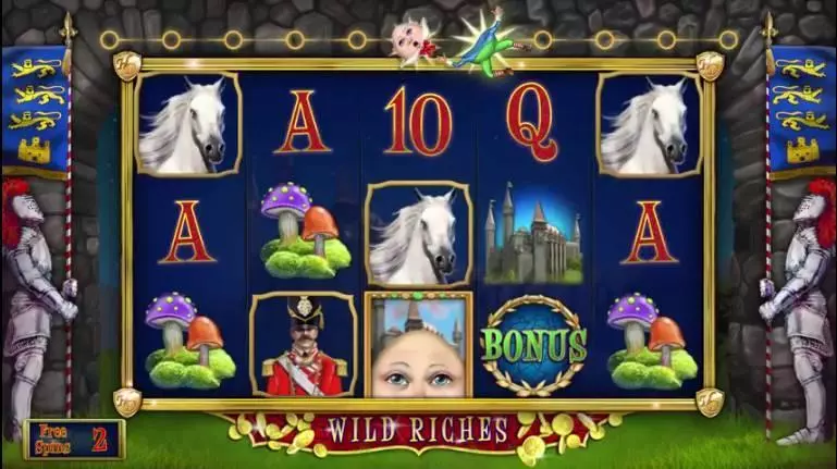Humpty Dumpty Wild Riches 2 by 2 Gaming Slot Main Screen Reels