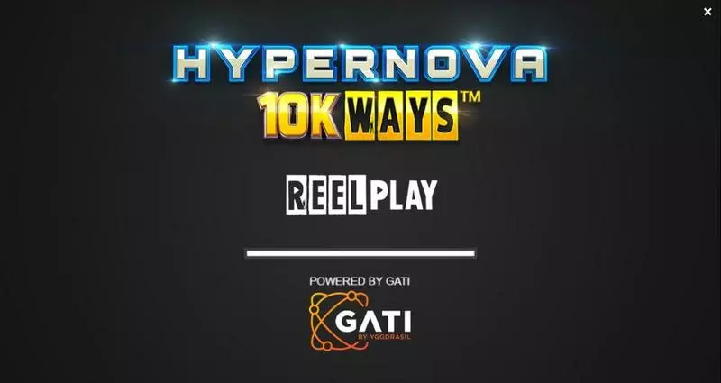 Hypernova 10K Ways ReelPlay Slot Introduction Screen