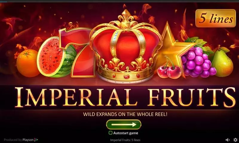 Imperial Fruits Playson Slot Info and Rules
