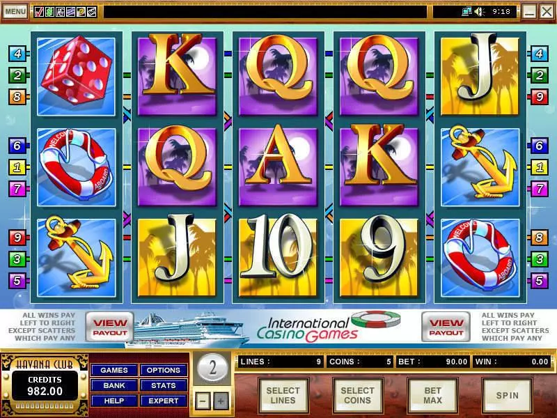 International Casino Games Microgaming Slot Main Screen Reels