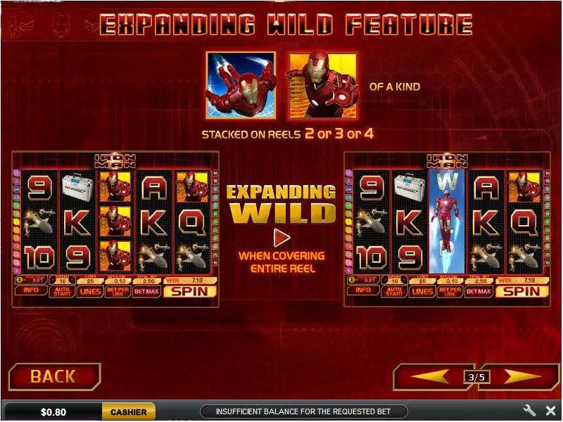 Iron Man PlayTech Slot Bonus 2