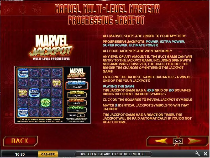 Iron Man PlayTech Slot Bonus 4