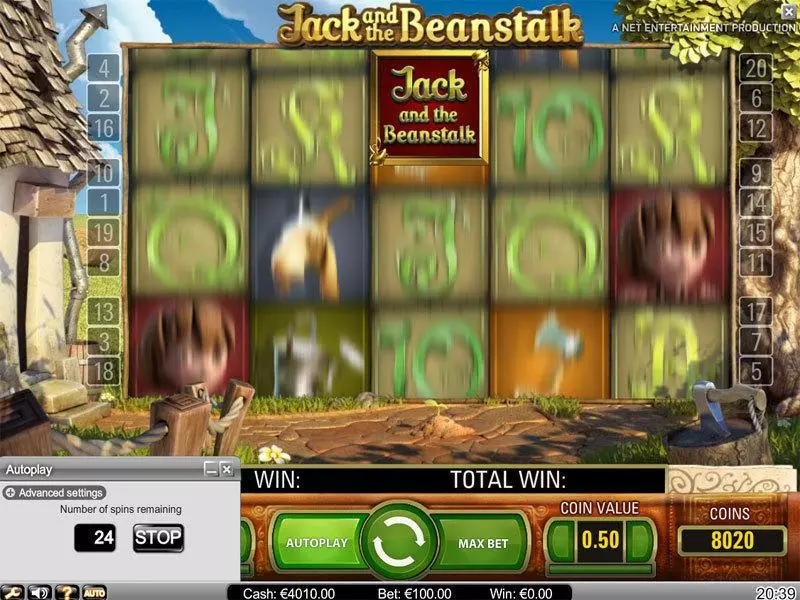 Jack and the Beanstalk NetEnt Slot Bonus 3