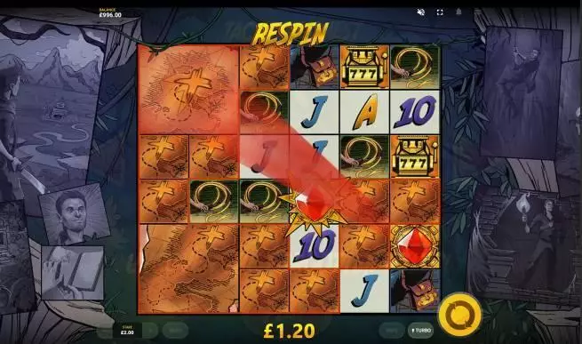 Jackpot Quest Red Tiger Gaming Slot Main Screen Reels