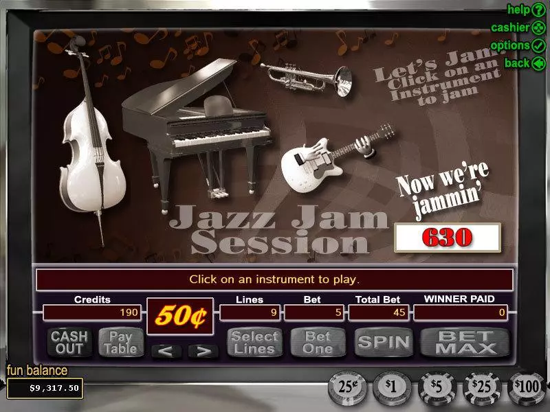 Jazz Time RTG Slot Bonus 2