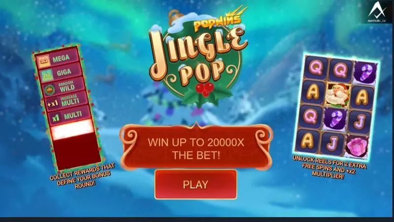 JinglePop AvatarUX Slot Main Screen Reels