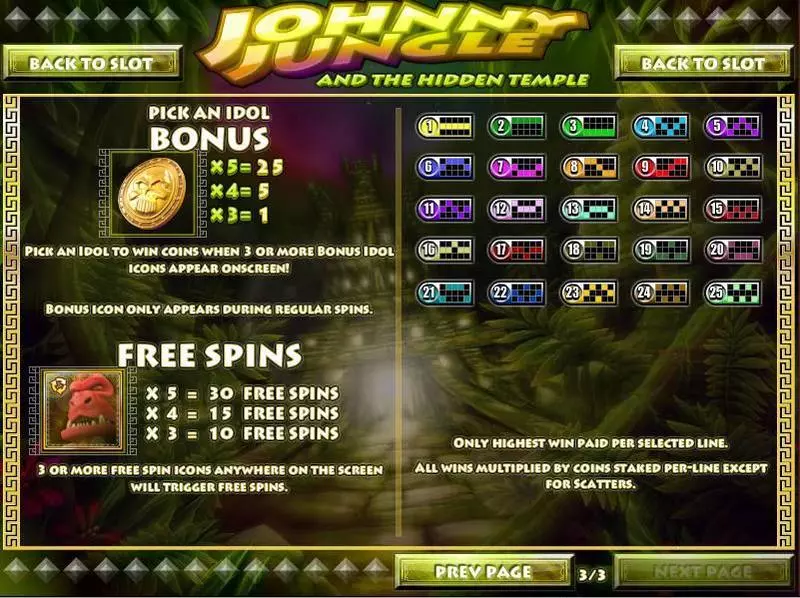 Johnny Jungle Rival Slot Bonus 1