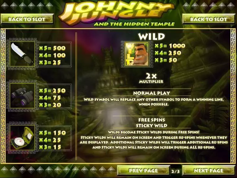 Johnny Jungle Rival Slot Bonus 2