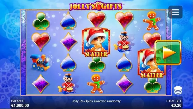 Jolly's Gifts  Side City Slot Main Screen Reels
