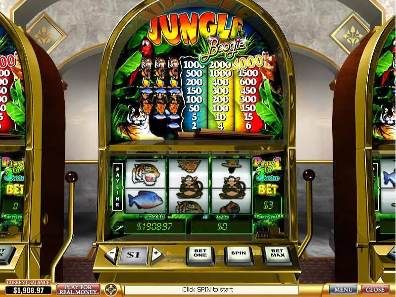 Jungle Boogie PlayTech Slot Main Screen Reels