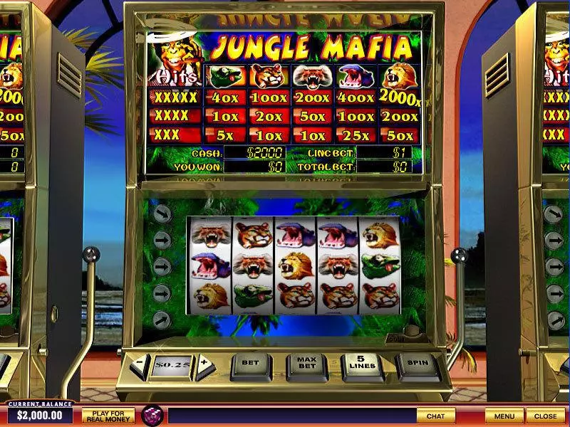 Jungle Mafia PlayTech Slot Main Screen Reels